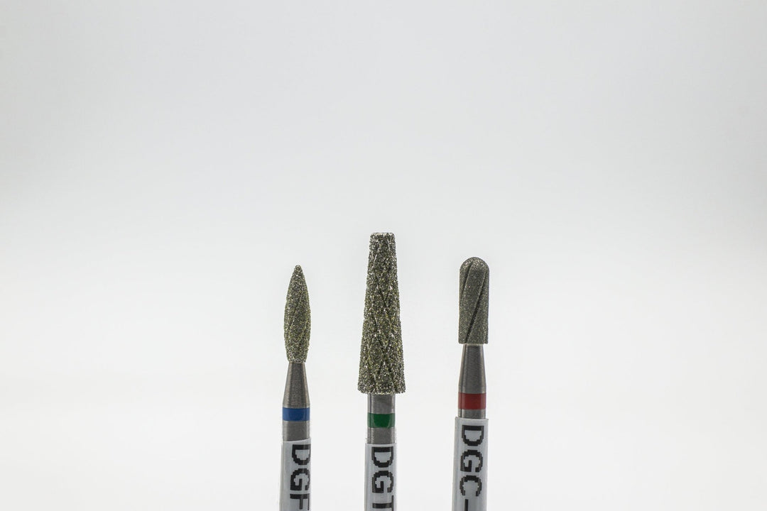 Diamond Cool Groove Nail Drill Bits - U-tools Canada best efile manicure pedicure cuticle care burr