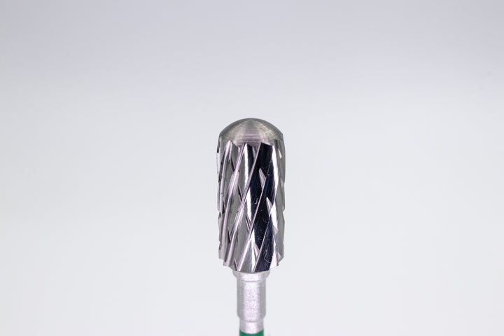 Tungsten Carbide Nail Drill Bit 10-5-1 – Rounded Cylinder Safety Top 6×14 mm | Coarse | 3/32" Shank