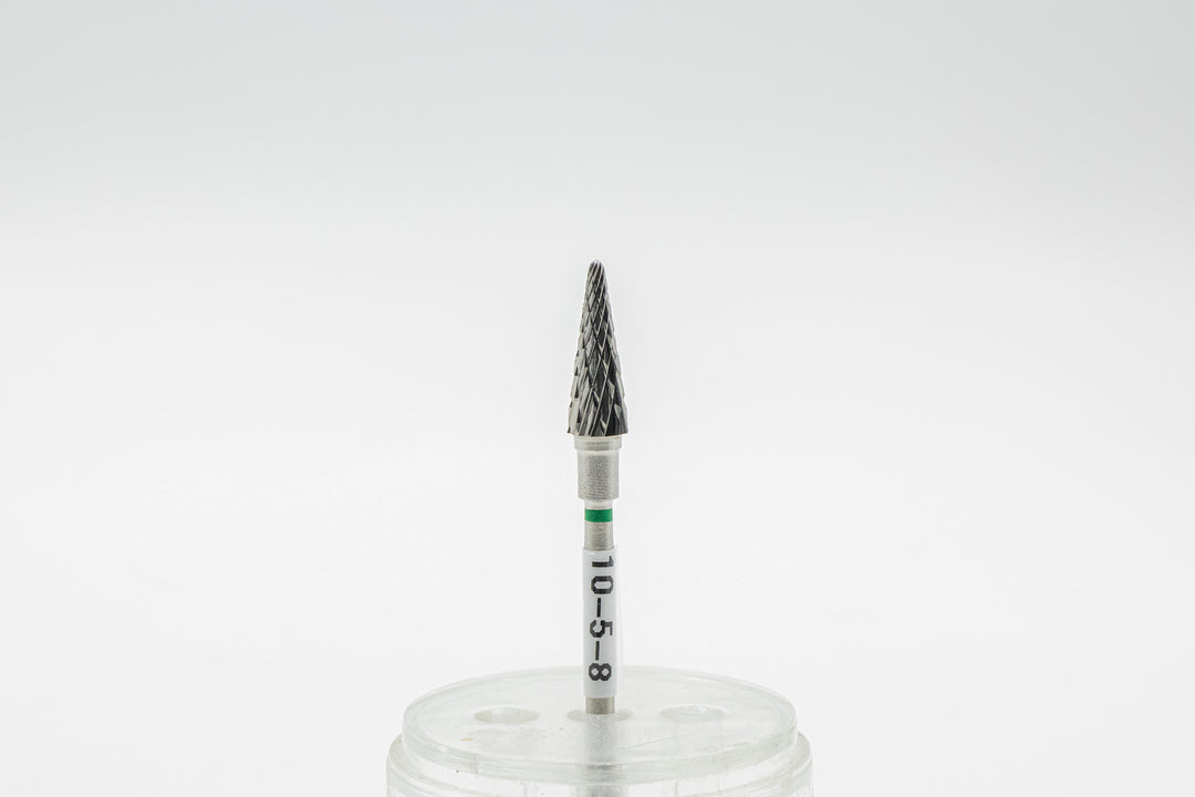 Tungsten Carbide Nail Drill Bit 10-5-8, coarse; head size 5x14mm