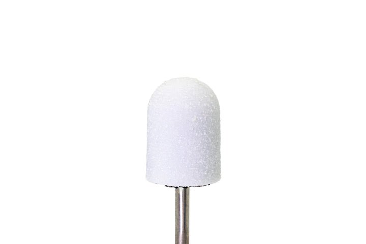White Plastic Base Sanding Caps, size 13×19 mm — 10 pieces