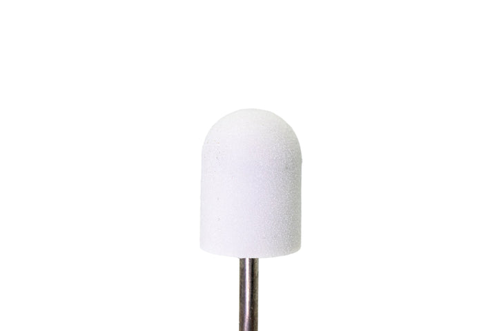 White Plastic Base Sanding Caps, size 13×19 mm — 10 pieces