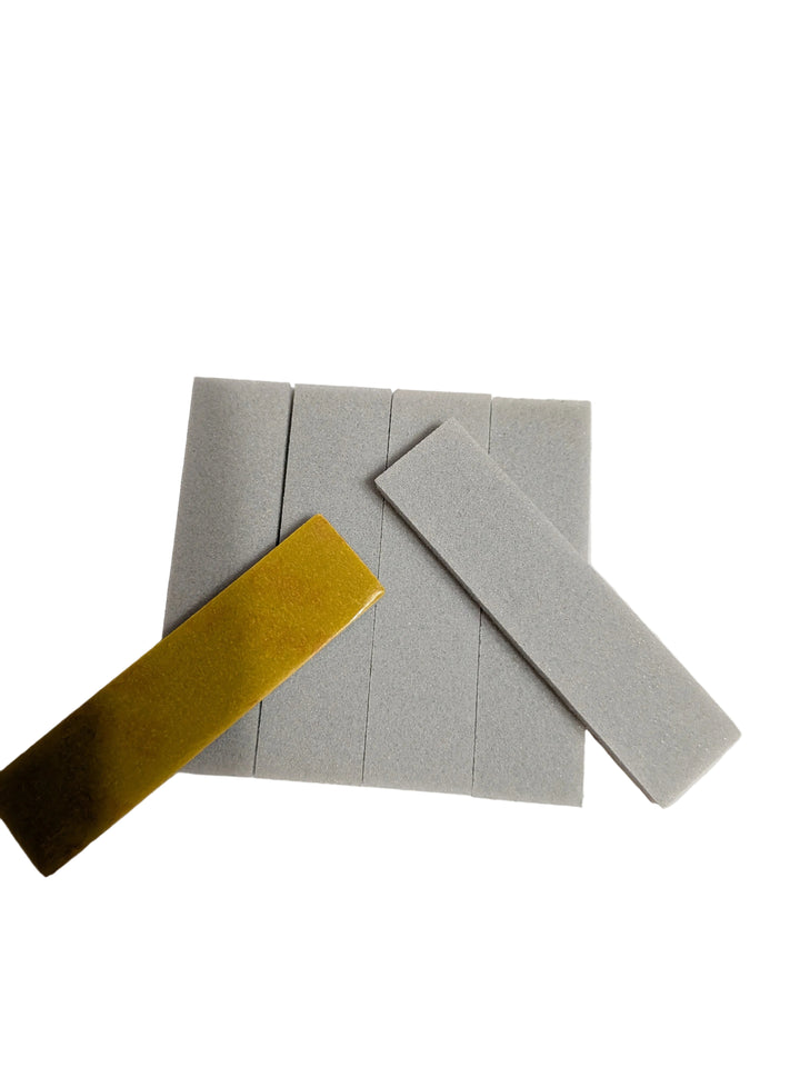 Autocollants de remplacement jetables pour limes à ongles, BUFFER 5 mm (14 pièces) taille 68x17 mm