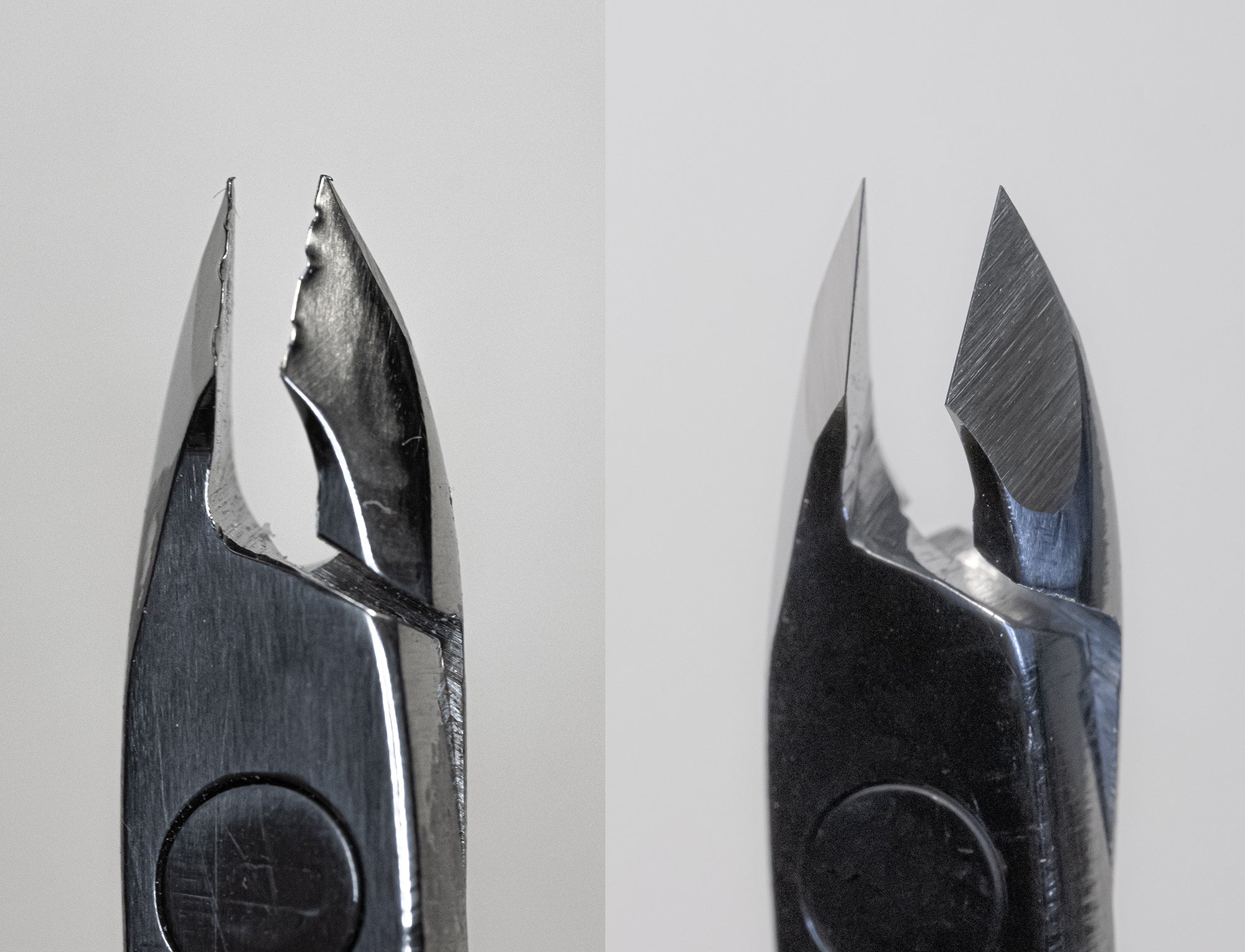 Best Cuticle Nail Nipper Sharpening, before and After, Toronto Canada