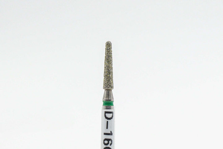 Diamond Nail Drill Bits D-16, shape rounded cone, head size 2.1x10 mm