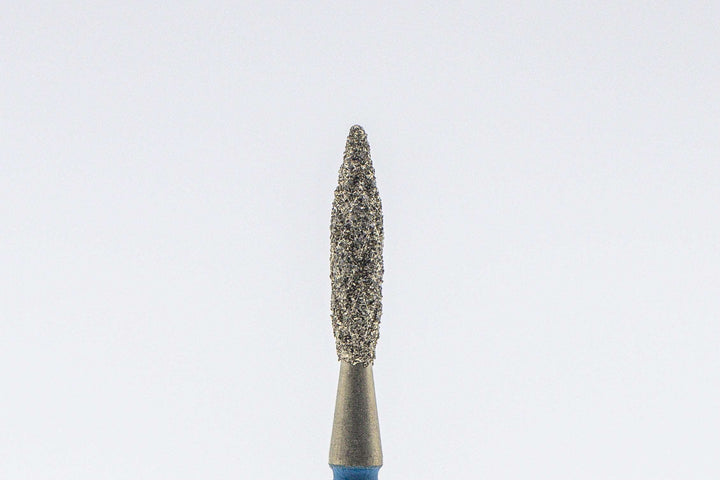 Diamond Bit Rounded Flame-Tipped Cool Groove with Special Coating DGFZ-2.3, size 2.3x9.5 mm | U-tools