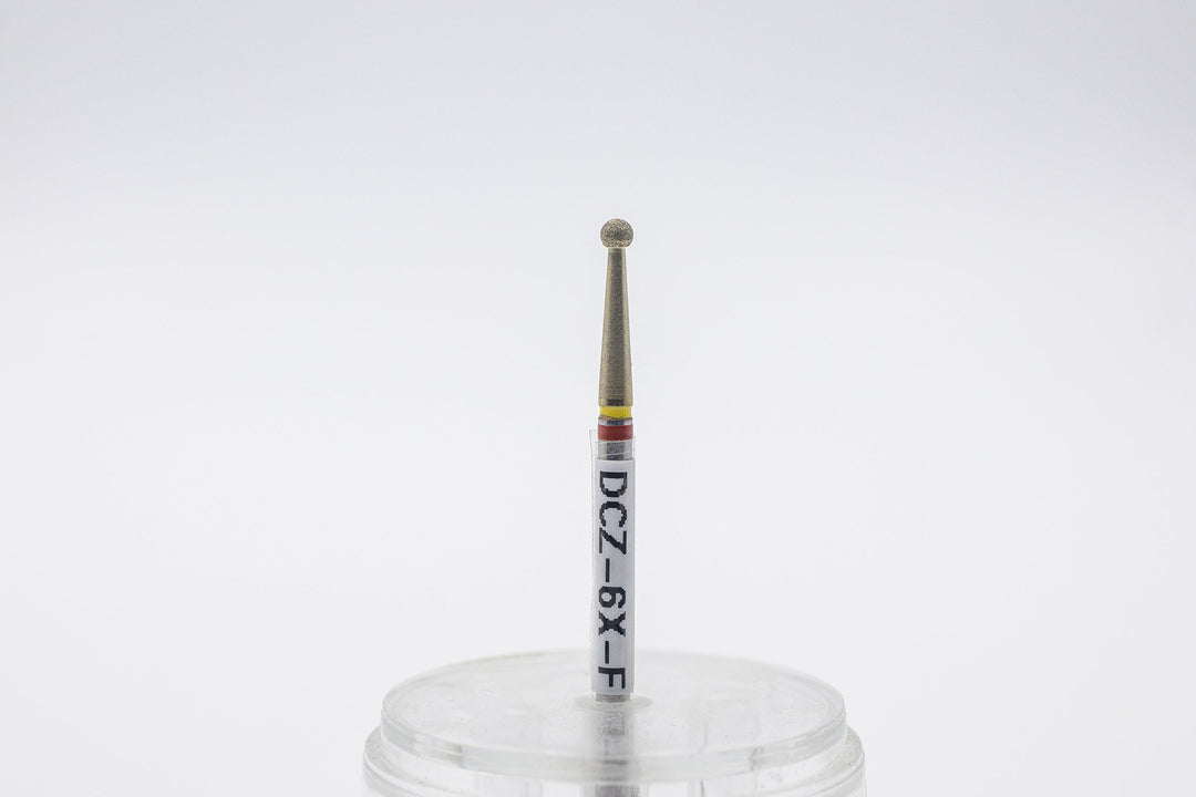 Diamond bit with special coating Ball Model DCBZ-6X-F, size 2.3x2.1 mm | U-tools