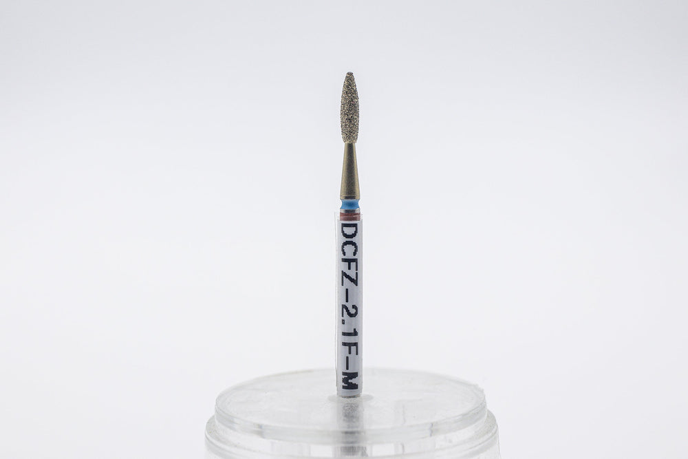 Diamond  bit Model  with special coating DCFZ-2.1-F-M, size 2.1x8mm | U-tools