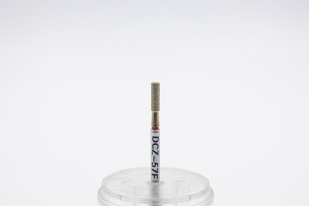 Forets à ongles diamantés revêtus DCZ-57, forme baril, taille de la tête 2,5x8 mm
