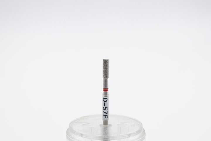 Diamond drill bit D-57 shape cylinder; head size 2.5x8.0 mm