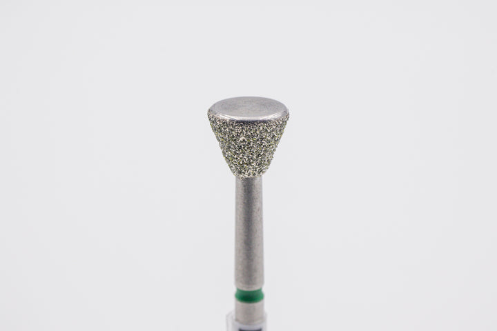 Foret à ongles diamant D-29, forme cône inversé, taille de tête 5x6 mm