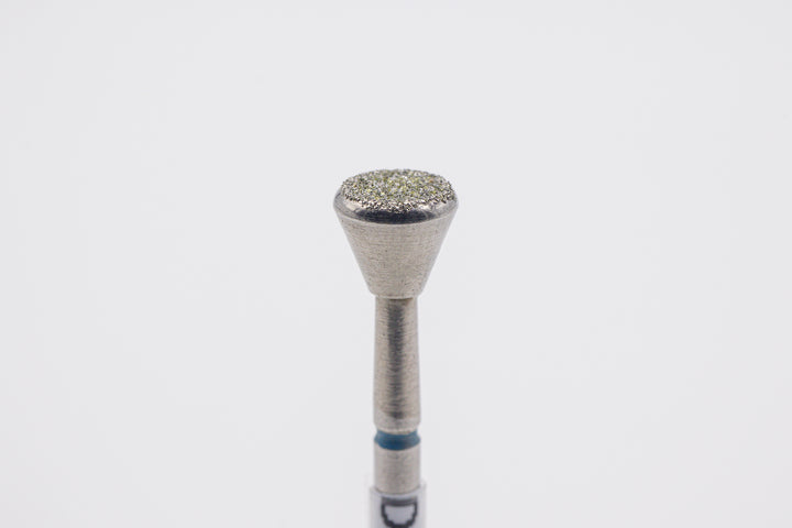 Foret à ongles diamant D-31, forme cône inversé, taille de tête 5x6 mm
