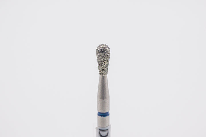 Forets à ongles diamantés D-88, forme poire, taille de la tête 2,5x5,0 mm