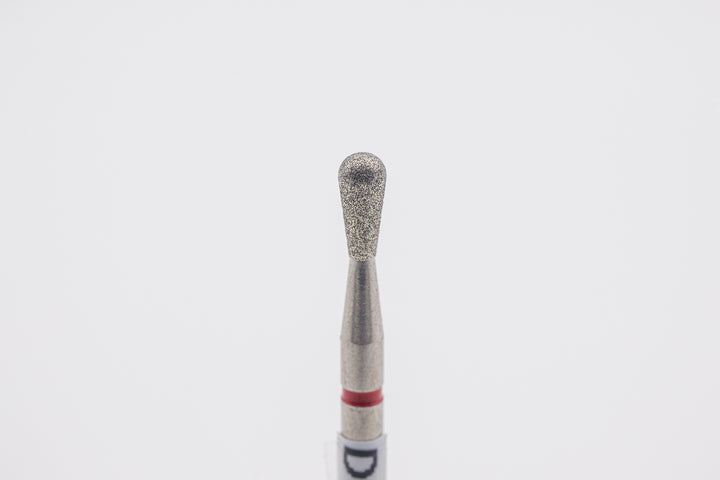 Diamond Nail Drill Bits D-88, shape pear, head size 2.5x5.0 mm