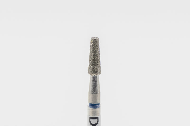 Foret à ongles diamant D-41, forme cylindrique conique, taille de la tête 2,5x7 mm