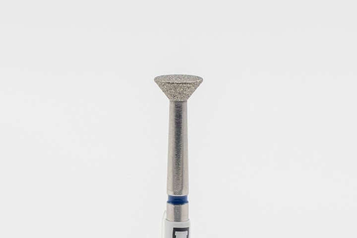 Foret à ongles diamant D-28, forme cône inversé, taille de tête 5x2 mm