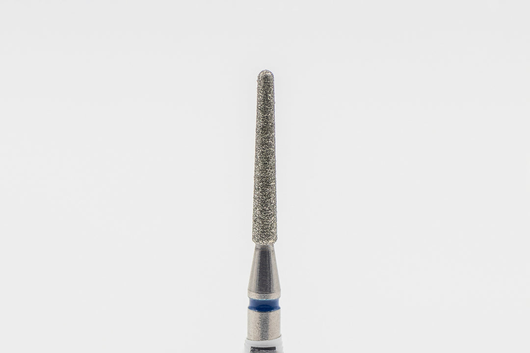 Forets à ongles diamantés D-15/2, forme cône arrondi, taille de tête 1,8x12 mm