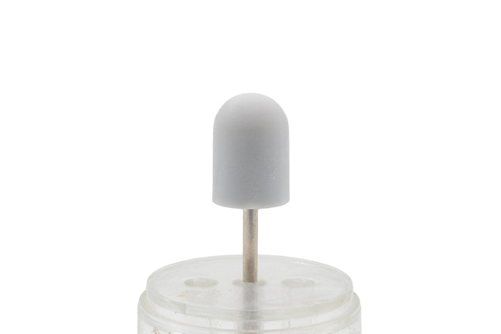White Plastic Base Sanding Caps, size 10×15 mm — 60 pieces