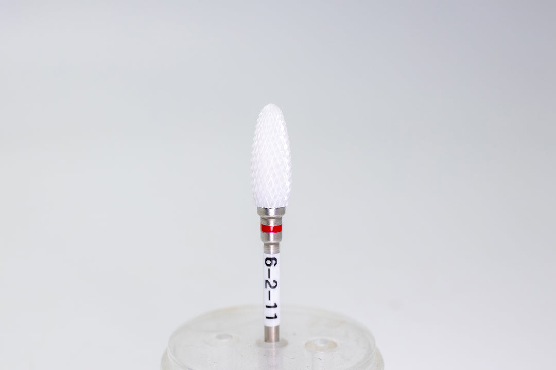 Ceramic drill bit 6-2-11 Fine,shape Olive,  head size 6x15mm