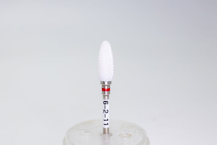 Ceramic drill bit 6-2-11 Fine,shape Olive,  head size 6x15mm