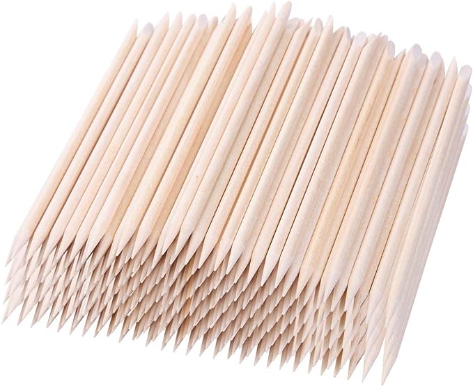 Staleks Orange Stick wooden Expert 150mm-100 pcs