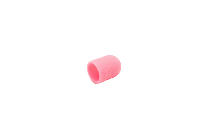 Pink Plastic Base Sanding Caps, size 10×15 mm — 60 pieces