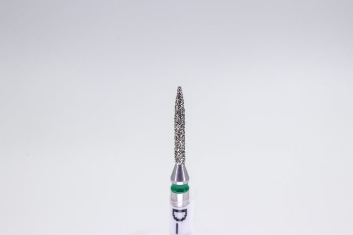 Brocas de diamante para taladro de uñas D-93, forma aguja, tamaño de cabeza 1.2x10 mm