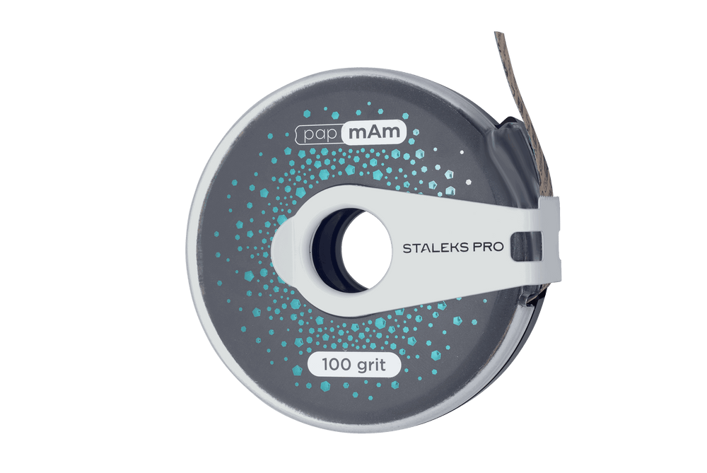 Disposable abrasive tape papmAm  EXCLUSIVE ATClux in a plastic case STALEKS PRO