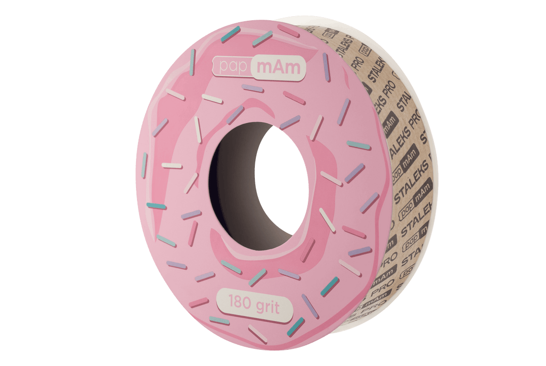 Staleks White disposable abrasive tape papmAm EXPERT ATSC without plastic case, width 20 mm