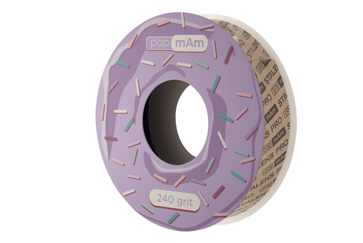 Staleks White disposable abrasive tape papmAm EXPERT ATSC without plastic case, width 20 mm