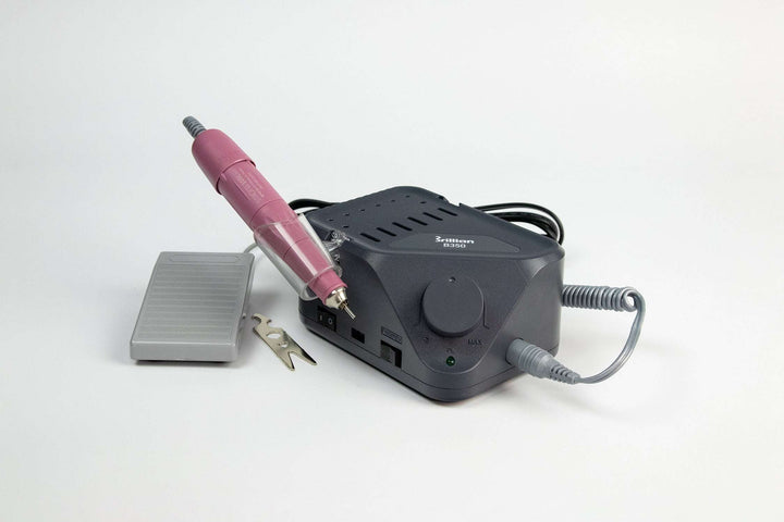 Saeshin Strong B350 Nail Drill in Black with H350 or 105L or H300  or 120II handpiece, up to 40K RPM Original