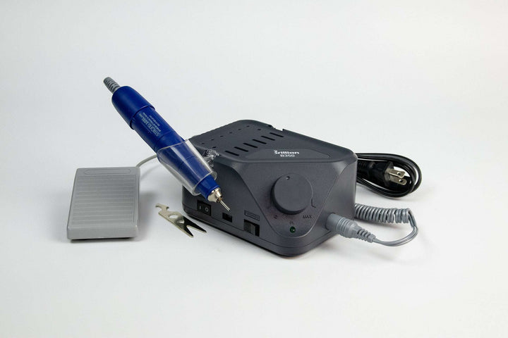 Saeshin Strong B350 Nail Drill in Black with H350 or 105L or H300  or 120II handpiece, up to 40K RPM Original