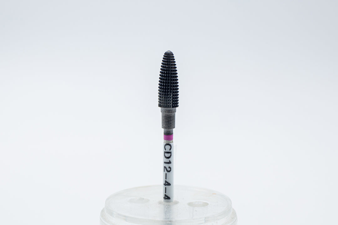 Coated Tungsten Carbide Nail Drill Bit CD12-4-4 medium, head size 5x14 mm