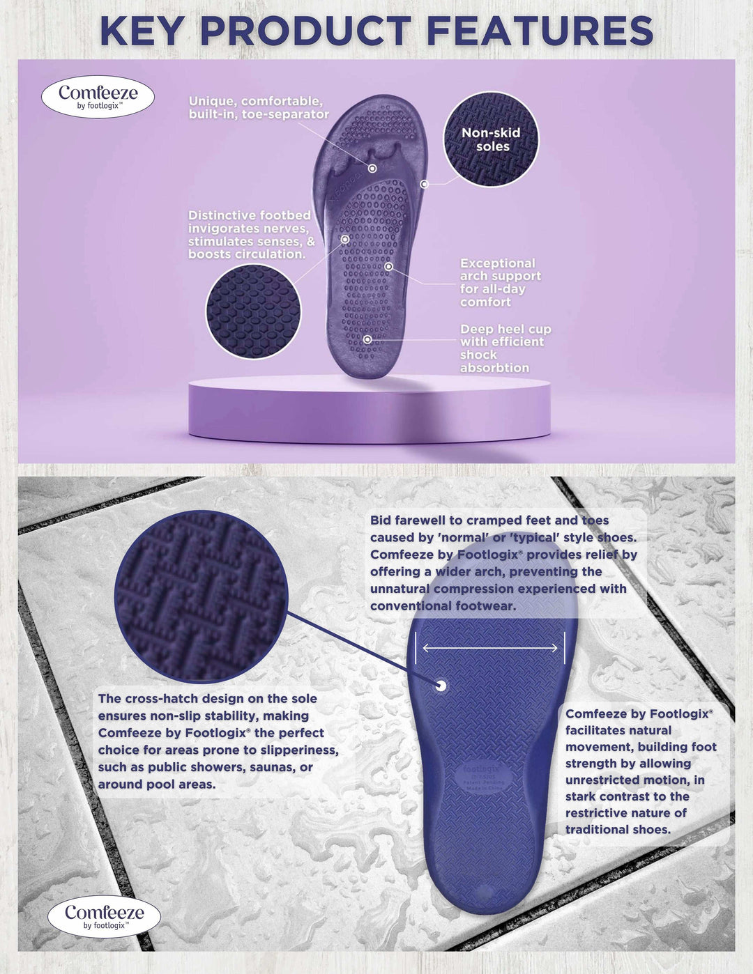 Footlogix Comfeeze Sandals (contact us for professional pricing)