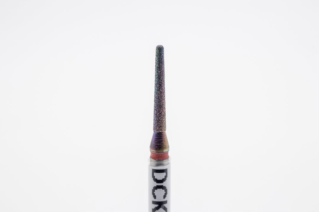 Coated Diamond Nail Drill Bits DCK-14, shape rounded cone, head size 1.6x10mm