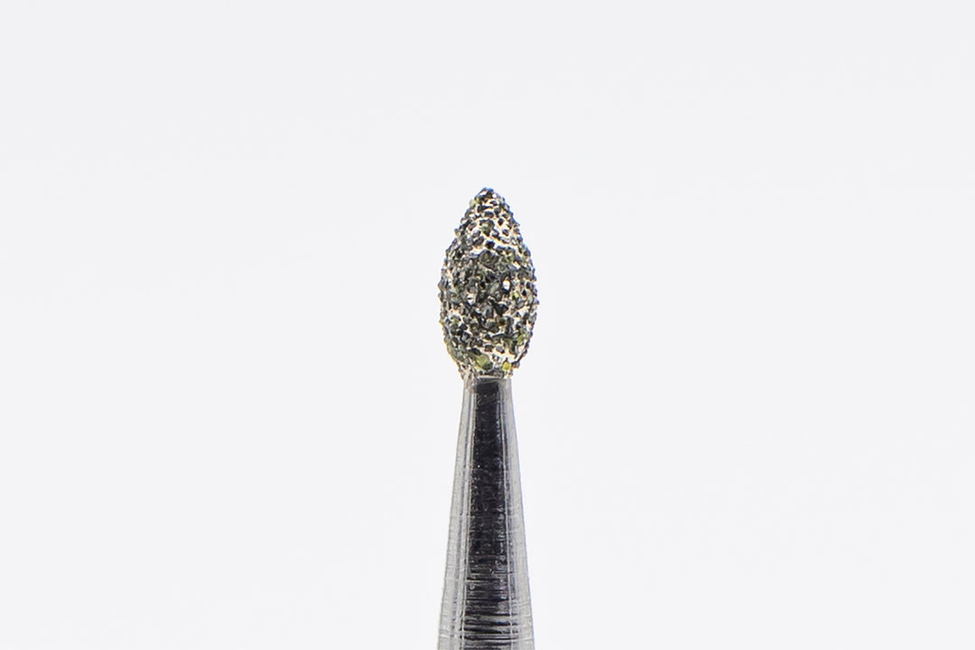Forets à ongles diamantés D-96/2 en forme de bourgeon, taille de la tête 1,6x4 mm
