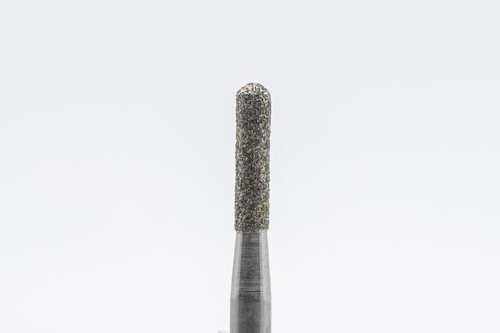 Forets à ongles diamantés D-66/1, forme cylindrique arrondie, taille de tête 1,8x8,0 mm