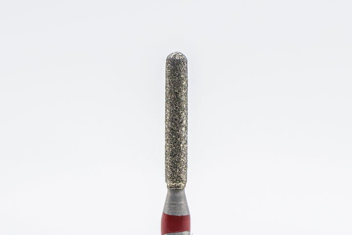 Forets à ongles diamantés D-68/1, forme cylindrique arrondie, taille de tête 2,3x10,0 mm