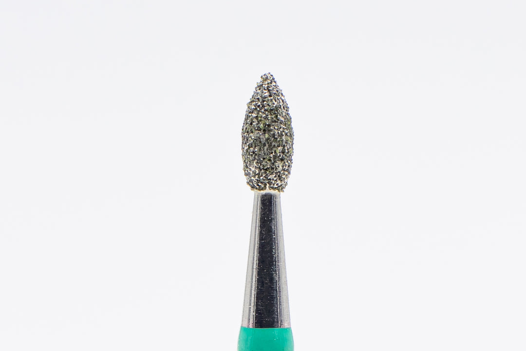 Forets à ongles diamantés D-98/1 en forme de bourgeon, taille de la tête 2,1x5,7 mm