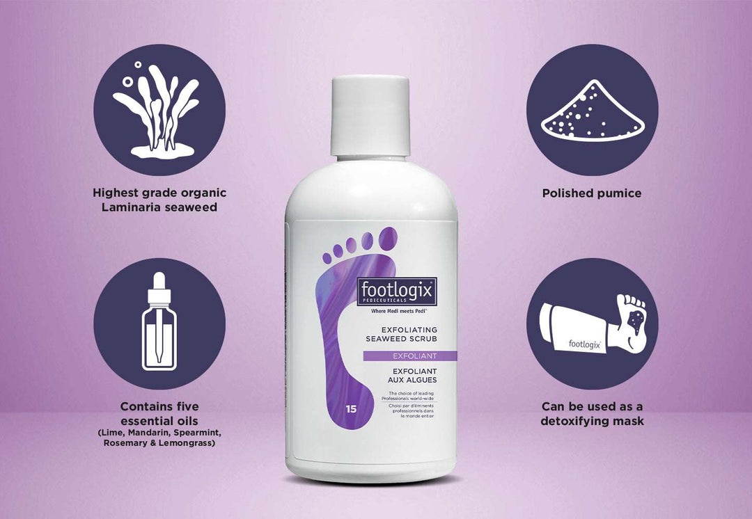 Footlogix #15 Exfoliating Seaweed Scrub - 946 ml professional size