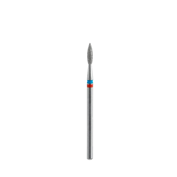 Staleks - Diamond Nail Drill Bits DUO Pointed Flame, head size  2.1-8 mm