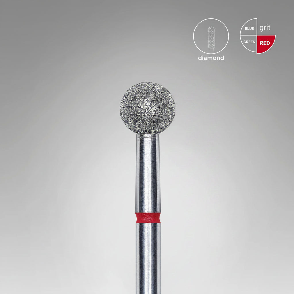 Staleks Diamond Nail Bit, Ball 5.0x4.8 mm