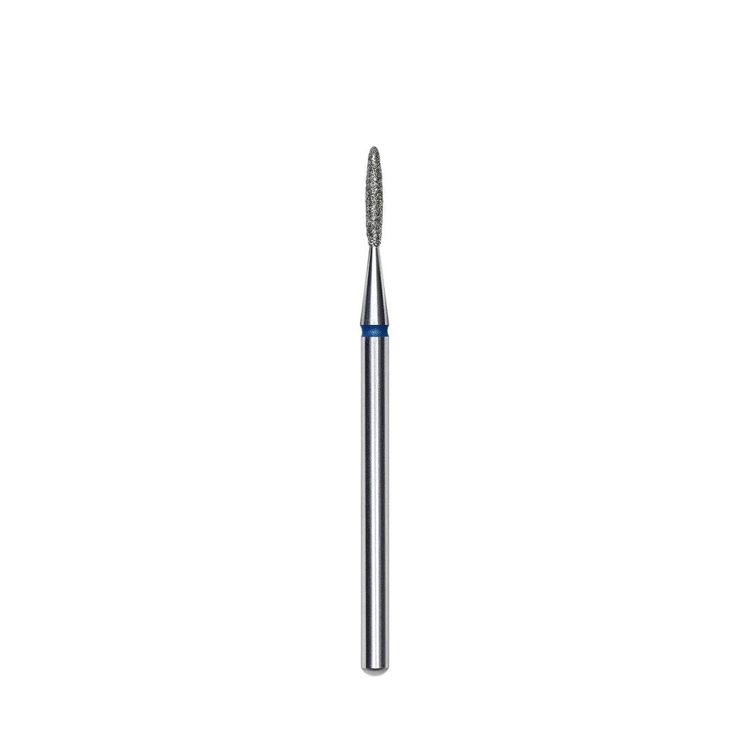 Staleks Rounded Flame Diamond Nail Drill Bit – 1.4 × 8 mm