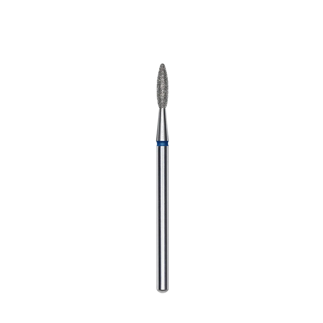 Staleks Rounded Flame Diamond Nail Drill Bit – 2.1 × 8 mm