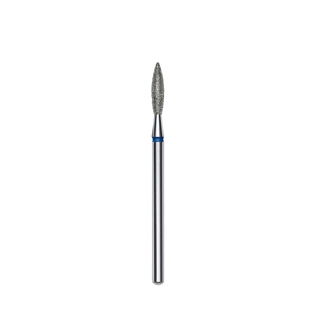 Staleks Rounded Flame Diamond Nail Drill Bit – 2.3 × 10 mm