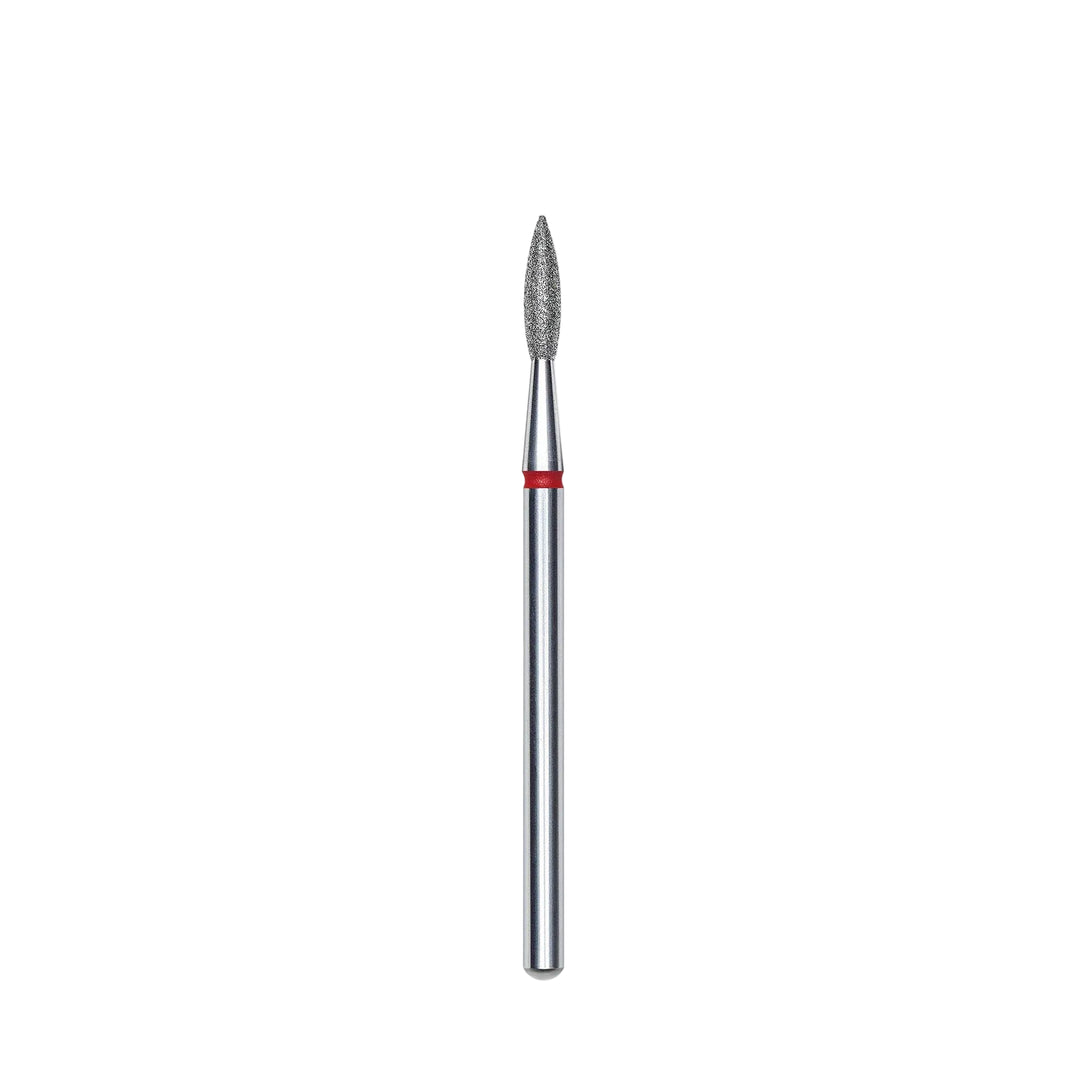 Staleks - Diamond Nail Drill Bits Pointed Flame, head size  2.1-8 mm