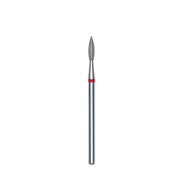 Staleks - Diamond Nail Drill Bits Pointed Flame, head size  2.1-8 mm