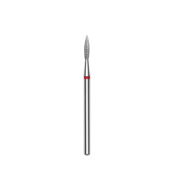 Staleks - Diamond Nail Drill Bits Pointed Flame, head size  2.3-8 mm