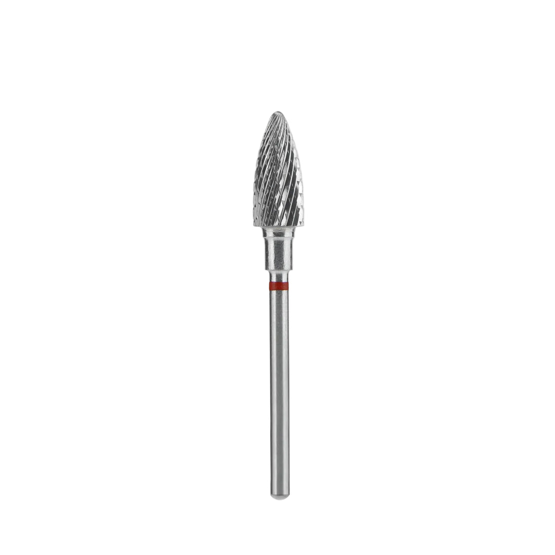 STALEKS Tungsten Carbide Nail Drill Bit, Shape Pine Cone, head diameter 6 x 14 mm