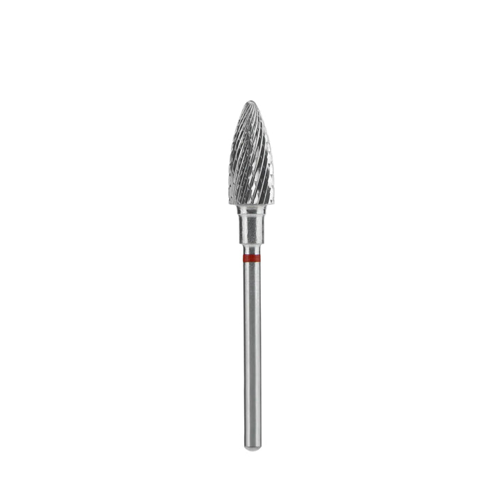 STALEKS Tungsten Carbide Nail Drill Bit, Shape Pine Cone, head diameter 6 x 14 mm