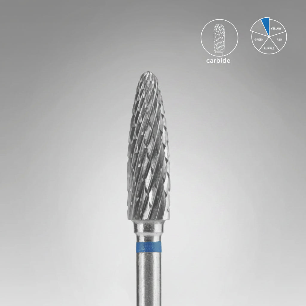 STALEKS  Tungsten Carbide  Nail Drill Bit Corn Shape, head diameter 4x14 mm